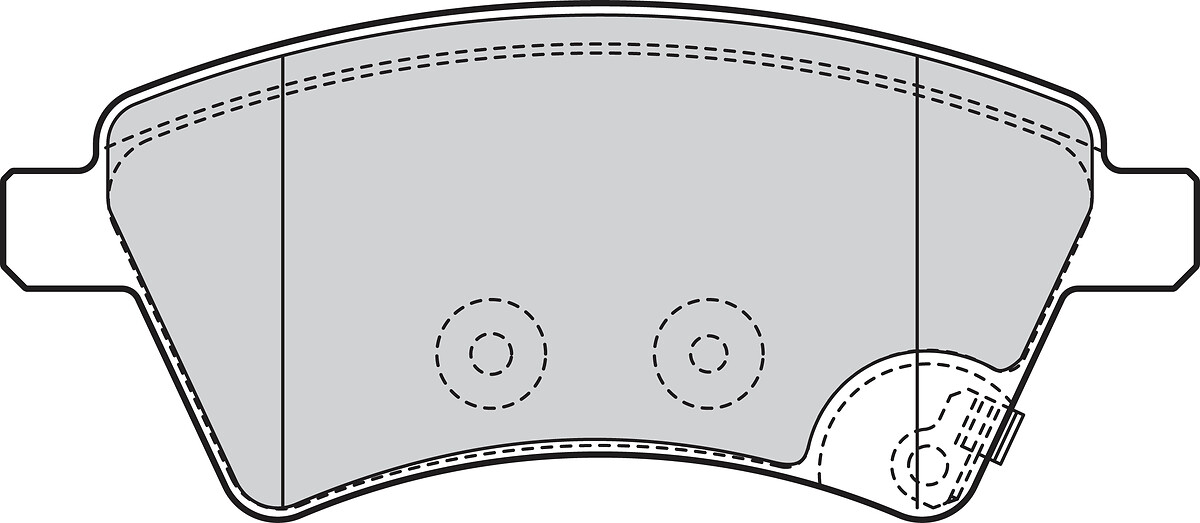 Jeu de 4 plaquettes de frein VALEO ref. 301804